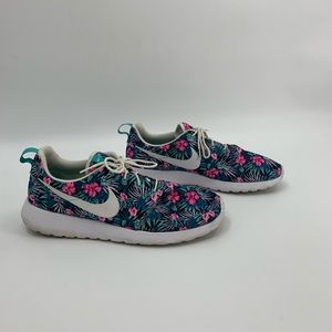 Nike Mens Roshe One Print Prem WASHED TEAL/WHITE